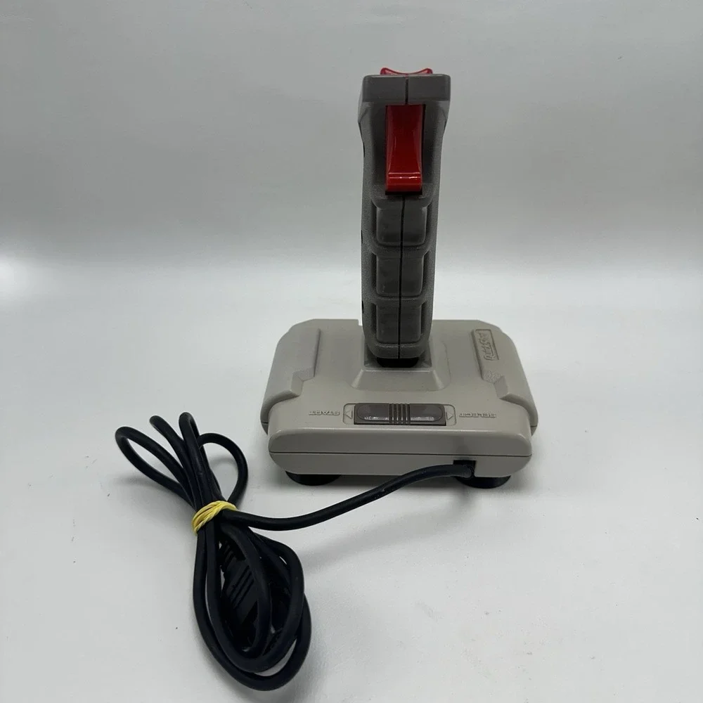 Nintendo NES Quickshot Joystick Controller SVI Spectra Video Model QS-112 Gray